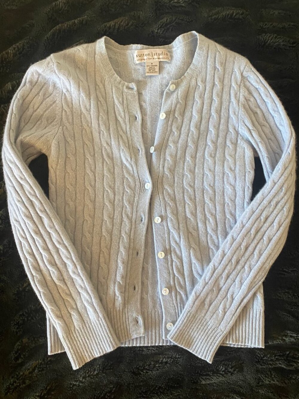 Bloomingdale's Cashmere Cable Knit Cardigan